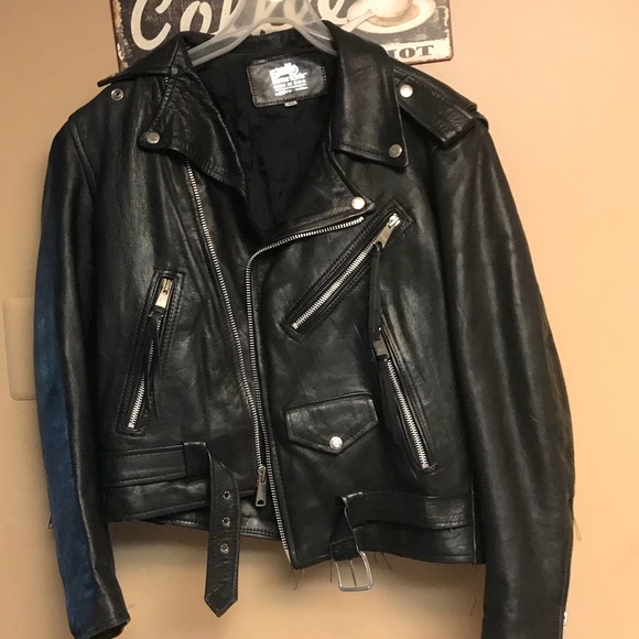 Prime Parts Leather Jacket Men’s - Picture 2 of 3